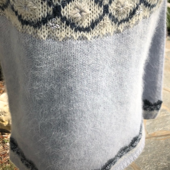Valerie Stevens PM wool blend fair isle sweater - Picture 4 of 7